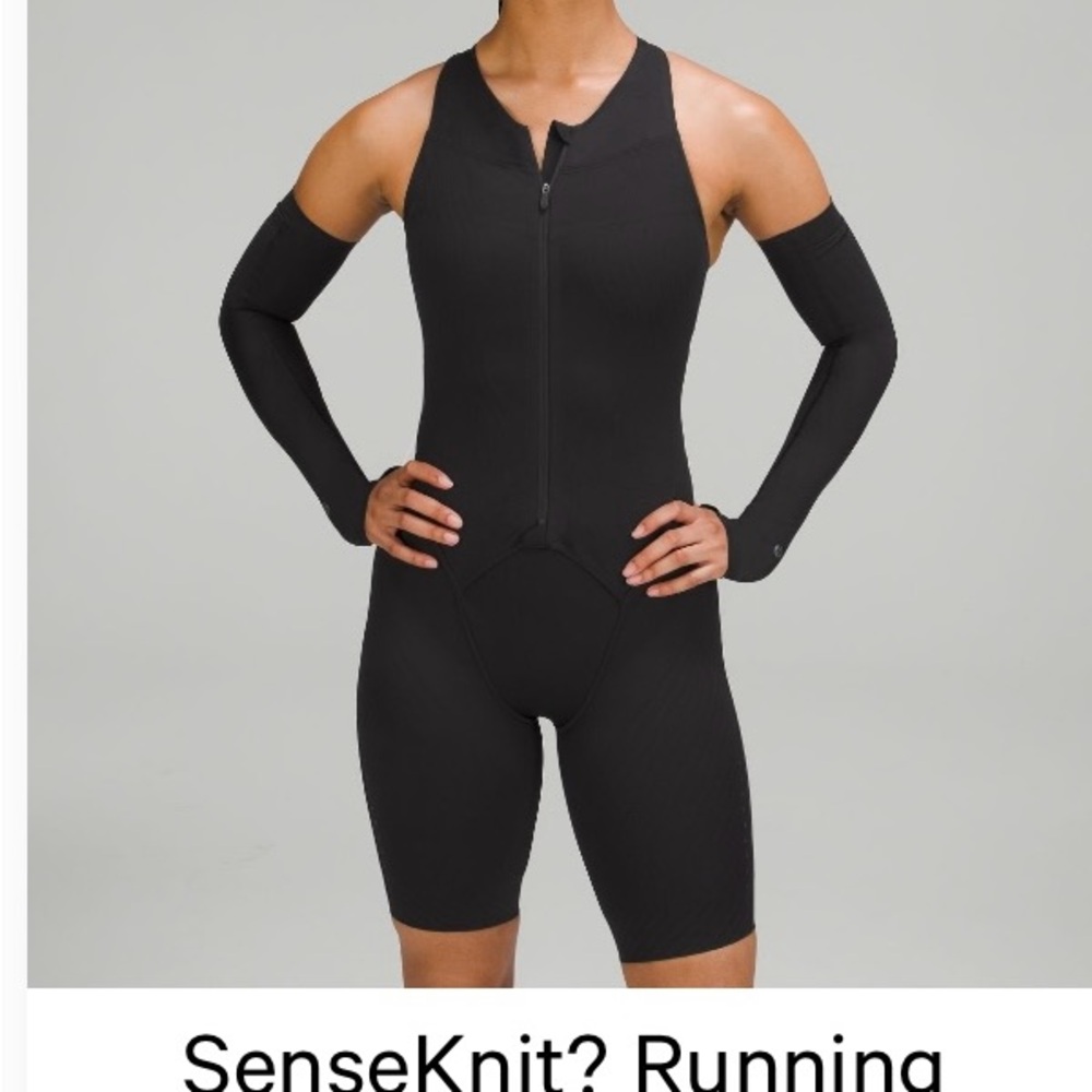 Lululemon Black SenseKnit Running Sleeves